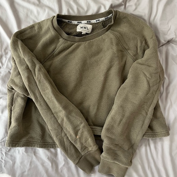 Madewell Sweaters - Madewell Olive Green Sweatshirt